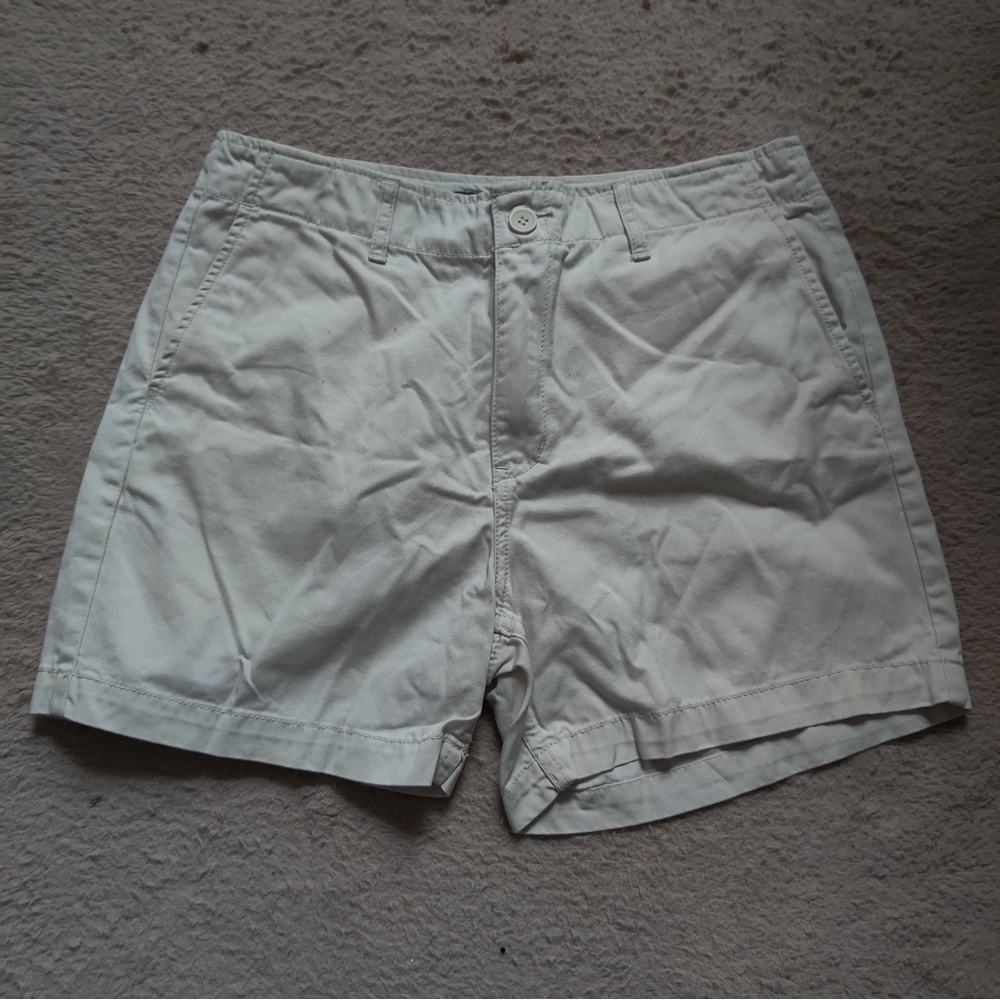 Calvin Klein Jeans Light Gray Tan Khaki Chino Women's Shorts